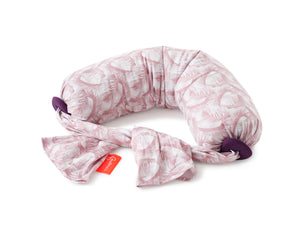 Adjustable Nursing Pillow Feather Pink