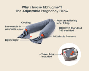 Pregnancy Pillow - Dusty Blue